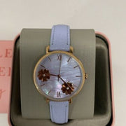  Shop Authentic Fossil Jacqueline Purple Dial Purple Leather Strap Watch for Women - ES4814 - Luxxuri