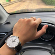  Shop Authentic Mido Multifort Automatic Silver Dial Black Leather Strap Watch For Men - M005.430.16.031.80 - Luxxuri