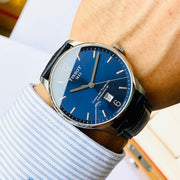  Shop Authentic Tissot Chemin Des Tourelles Powermatic 80 Blue Dial Blue Leather Strap Watch for Men - T099.407.16.047.00 - Luxxuri