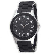  Shop Authentic Marc Jacobs Pelly Black Dial Black Silicone Strap Watch for Women - MBM2541 - Luxxuri