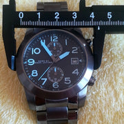  Shop Authentic Marc Jacobs Larry Chronograph Black Dial Gunmetal Grey Steel Strap Watch for Men - MBM5031 - Luxxuri