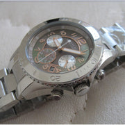  Shop Authentic Marc Jacobs Rock Chronograph Mother of Pearl Grey Dial Silver Steel Strap Watch for Women - MBM3250 - Luxxuri