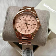  Shop Authentic Michael Kors Runway Rose Gold Dial Rose Gold Steel Strap Watch for Women - MK3336 - Luxxuri
