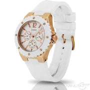  Shop Authentic Guess Overdrive Analog White Dial White Rubber Strap Watch for Women - W10614L2 - Luxxuri