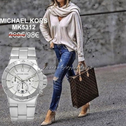  Shop Authentic Michael Kors Dylan Silver Dial Silver Steel Strap Watch for Women - MK5312 - Luxxuri