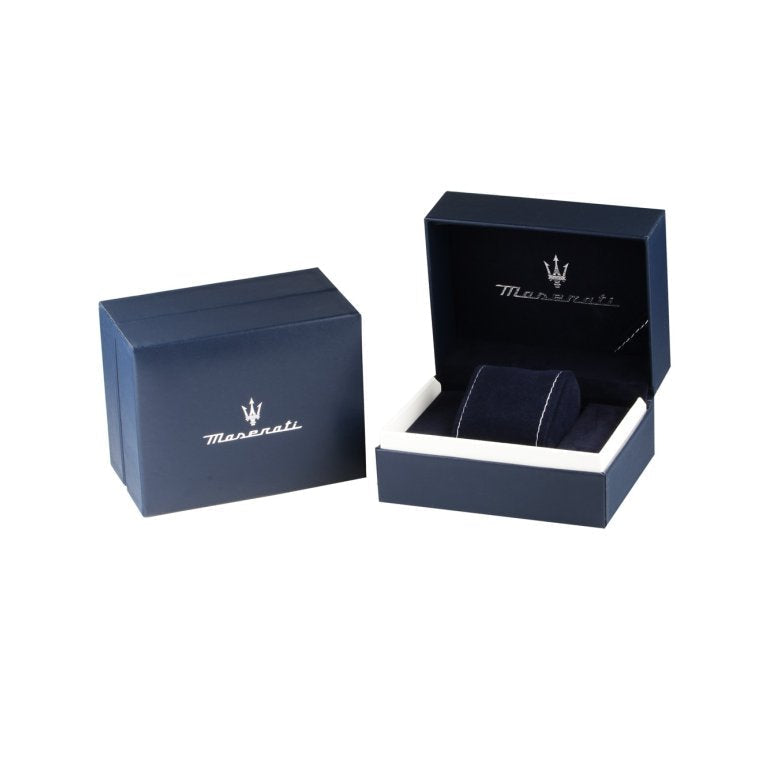  Shop Authentic Maserati Traguardo Chronograph Blue Dial Black Silicone Strap Watch For Men - R8871612046 - Luxxuri