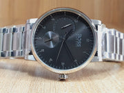  Shop Authentic Hugo Boss Oxygen Grey Dial Silver Steel Strap Watch for Men - 1513596 - Luxxuri