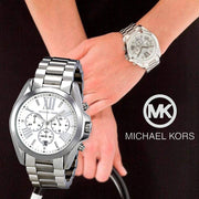  Shop Authentic Michael Kors Bradshaw Silver Dial Silver Steel Strap Watch for Men - MK5535 - Luxxuri