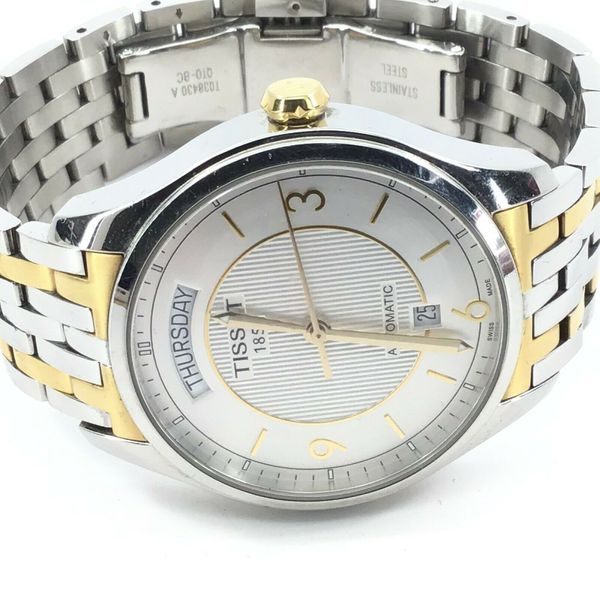  Shop Authentic Tissot T Classic T One Automatic Silver Dial Two Tone Steel Strap Watch For Men - T038.430.22.037.00 - Luxxuri