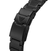 Shop Authentic Emporio Armani Diver Chronograph Black Dial Black Steel Strap Watch For Men - AR80050 - Luxxuri