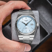  Shop Authentic Tissot PRX Powermatic 80 Ice Blue Dial Silver Steel Strap Watch for Men - T137.207.11.351.00 - Luxxuri