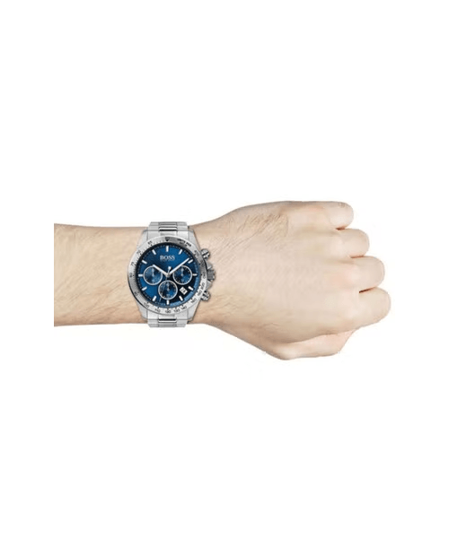  Shop Authentic Hugo Boss Hero Sport Blue Dial Silver Steel Strap Watch for Men - 1513755 - Luxxuri