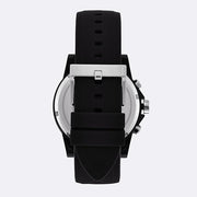  Shop Authentic Armani Exchange Outerbanks Chronograph Black Dial Black Silicone Strap Watch For Men - AX1326 - Luxxuri