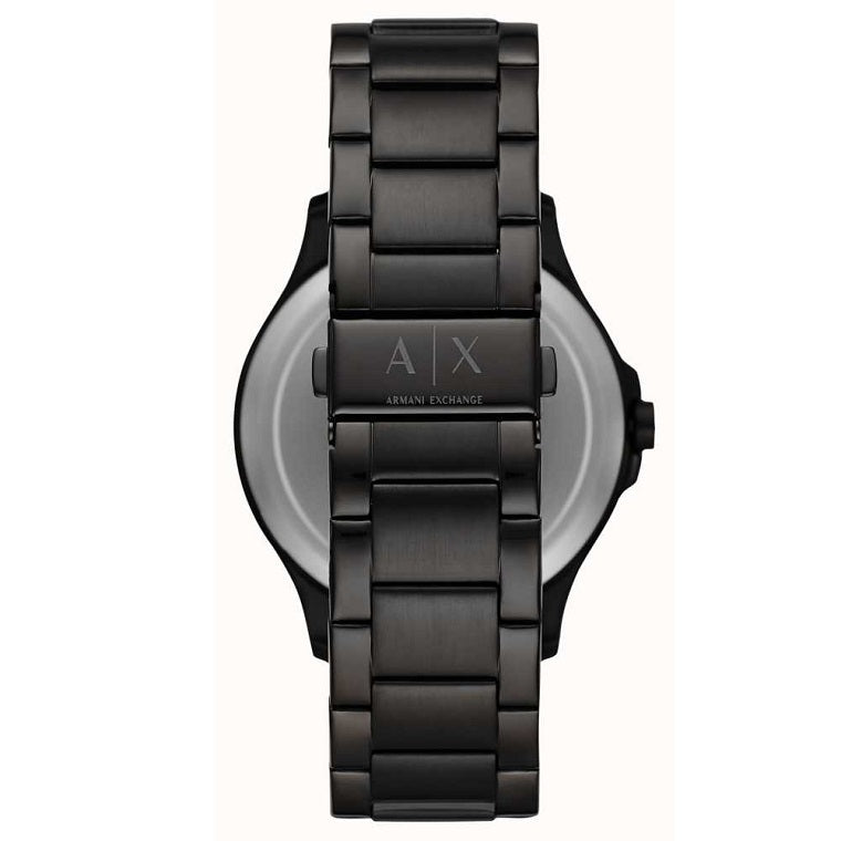  Shop Authentic Armani Exchange Hampton Chronograph Black Dial Black Steel Strap Watch For Men - AX2150 - Luxxuri