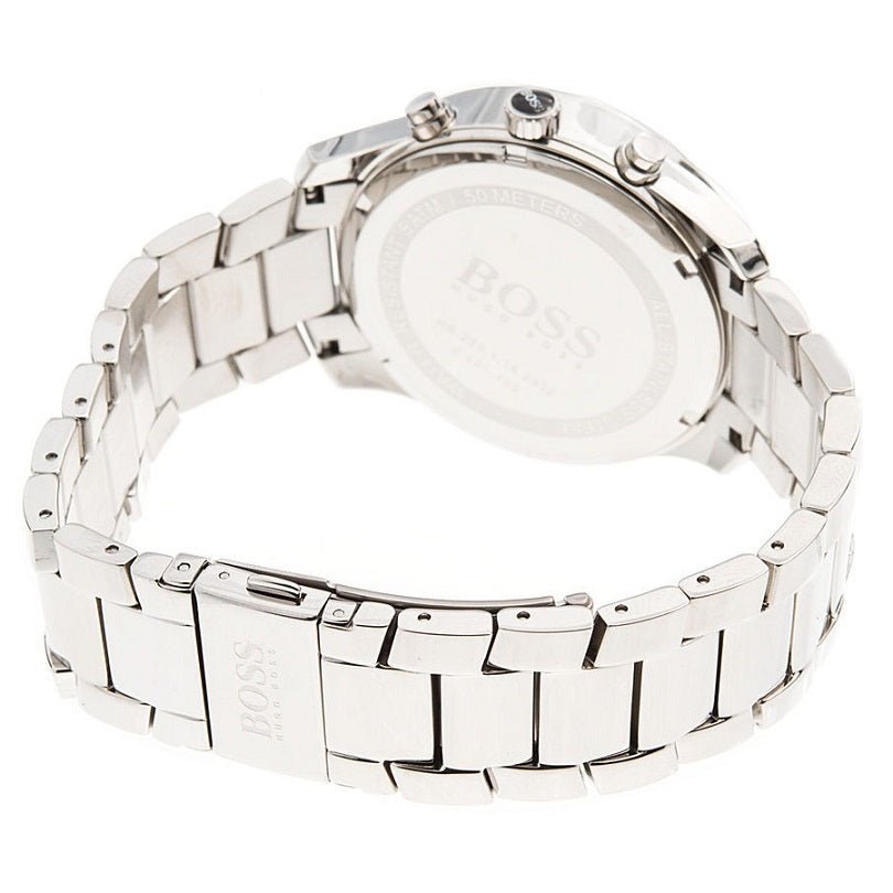  Shop Authentic Hugo Boss Commander Blue Dial Silver Steel Strap Watch for Men - 1513434 - Luxxuri