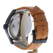  Shop Authentic Hugo Boss Aeroliner Maxx Chronograph Black Dial Brown Leather Strap Watch For Men - 1513082 - Luxxuri