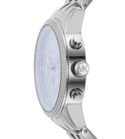  Shop Authentic Michael Kors Hutton Chronograph Blue Dial Blue Steel Strap Watch For Men - MK8952 - Luxxuri