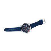  Shop Authentic Tommy Hilfiger Mason Blue Dial Blue Rubber Strap Watch for Men - 1791791 - Luxxuri