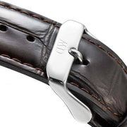  Shop Authentic Daniel Wellington Classic York Black Dial Brown Leather Strap Watch For Men - DW00100134 - Luxxuri