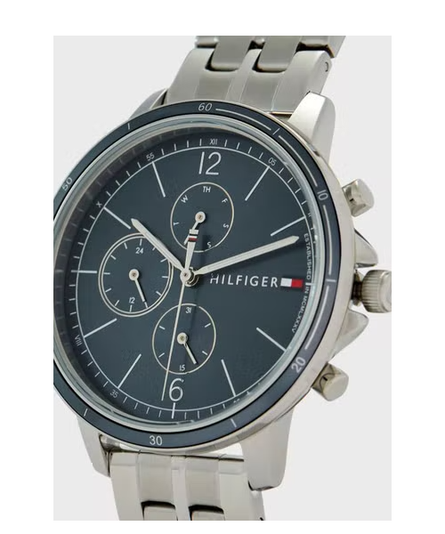  Shop Authentic Tommy Hilfiger Casual Quartz Blue Dial Silver Steel Strap Watch For Women - 1782188 - Luxxuri