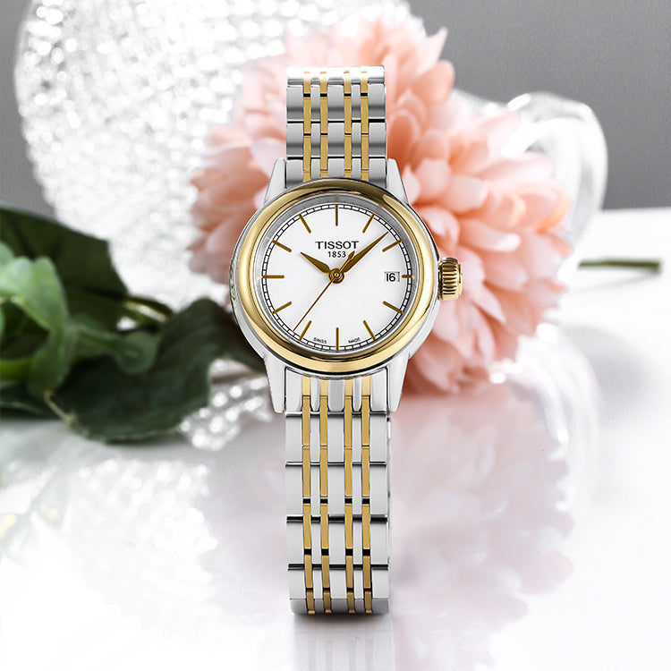  Shop Authentic Tissot Carson Steel Lady White Dial Quartz Watch For Women - T085.210.22.011.00 - Luxxuri