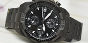  Shop Authentic Fossil Bronson Chronograph Black Dial Black Steel Strap Watch for Men - FS5853 - Luxxuri