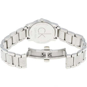  Shop Authentic Calvin Klein City Silver Dial Silver Steel Strap Watch for Women - K2G23126 - Luxxuri