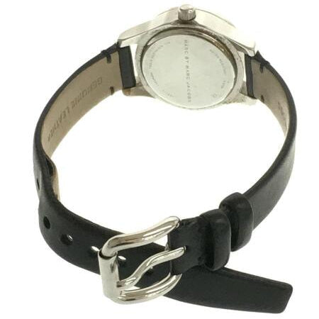  Shop Authentic Marc Jacobs Blade Black Dial Black Leather Strap Watch for Women - MBM1211 - Luxxuri