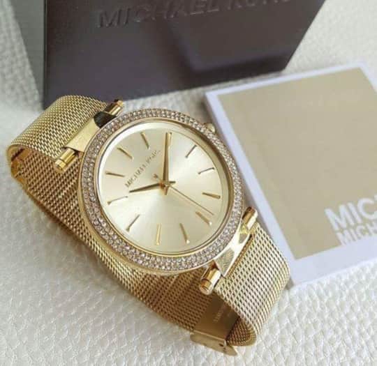  Shop Authentic Michael Kors Darci Gold Dial Gold Mesh Bracelet Watch for Women - MK3368 - Luxxuri