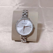 Shop Authentic Michael Kors Charley Quartz Silver Dial Silver Steel Strap Watch for Women - MK4398 - Luxxuri