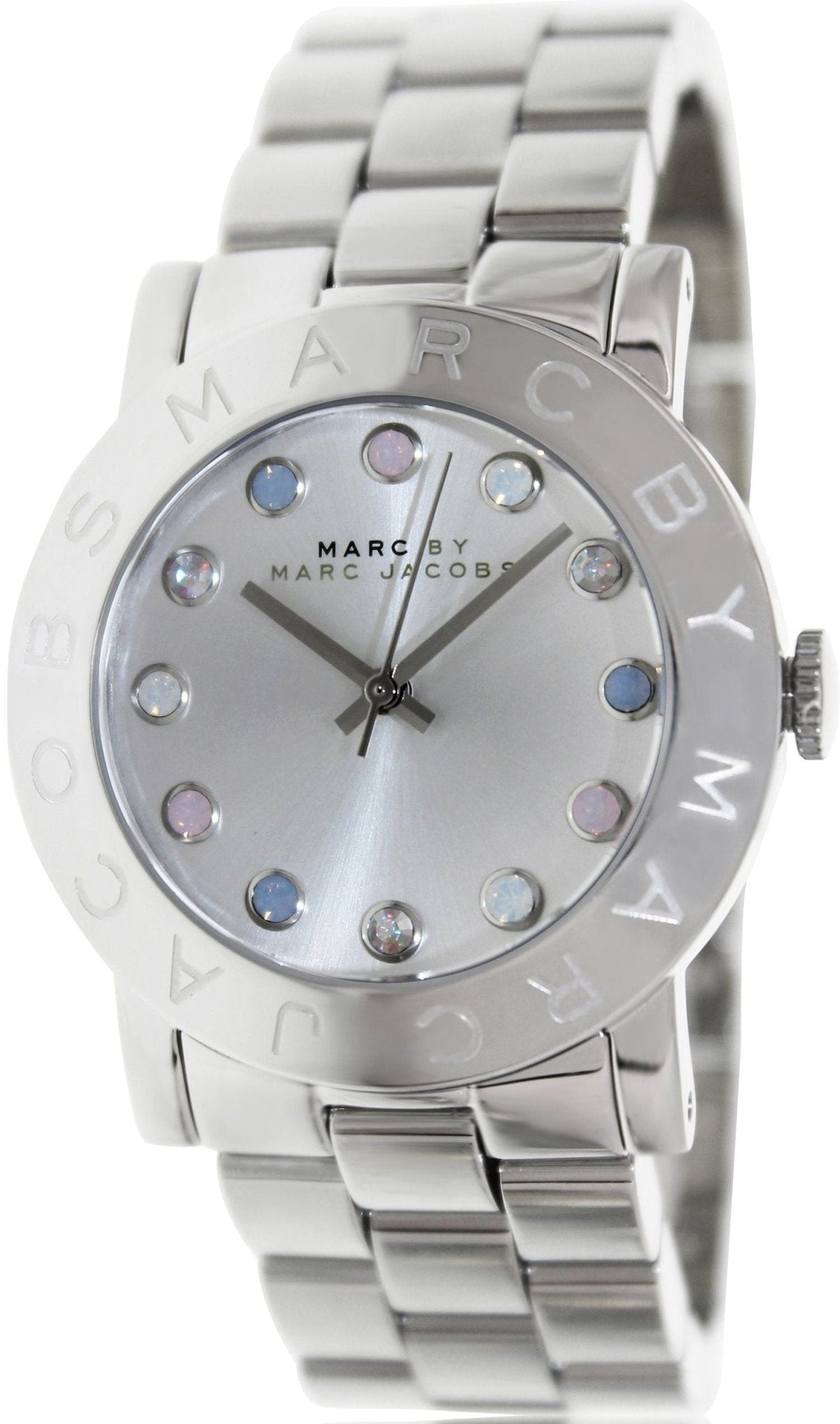  Shop Authentic Marc Jacobs Amy Dexter Silver Dial Silver Steel Strap Watch for Women - MBM3214 - Luxxuri
