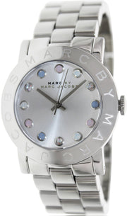 Shop Authentic Marc Jacobs Amy Dexter Silver Dial Silver Steel Strap Watch for Women - MBM3214 - Luxxuri
