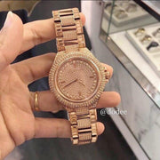  Shop Authentic Michael Kors Camille Crystal Rose Gold Dial Rose Gold Steel Strap Watch for Women - MK5862 - Luxxuri