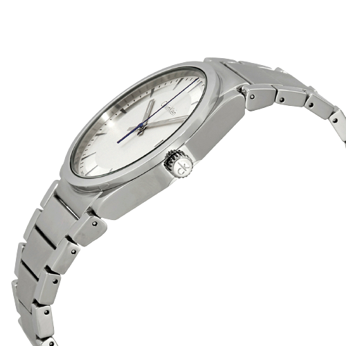  Shop Authentic Calvin Klein Steady Silver Dial Silver Steel Strap Watch for Women - K7Q21146 - Luxxuri