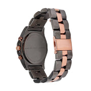 Shop Authentic Marc Jacobs Blade Chronograph Grey Dial Two Tone Steel Strap Watch for Women - MBM8583 - Luxxuri