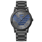  Shop Authentic Emporio Armani Meccanico Automatic Grey Dial Grey Steel Strap Watch For Men - AR60029 - Luxxuri