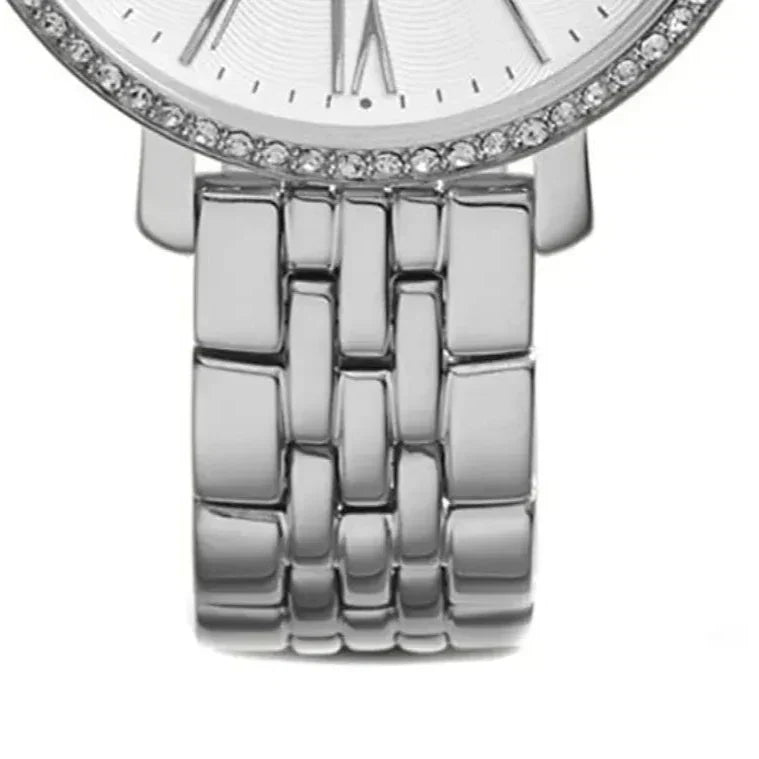  Shop Authentic Fossil Jacqueline White Dial Silver Steel Strap Watch for Women - ES3631 - Luxxuri