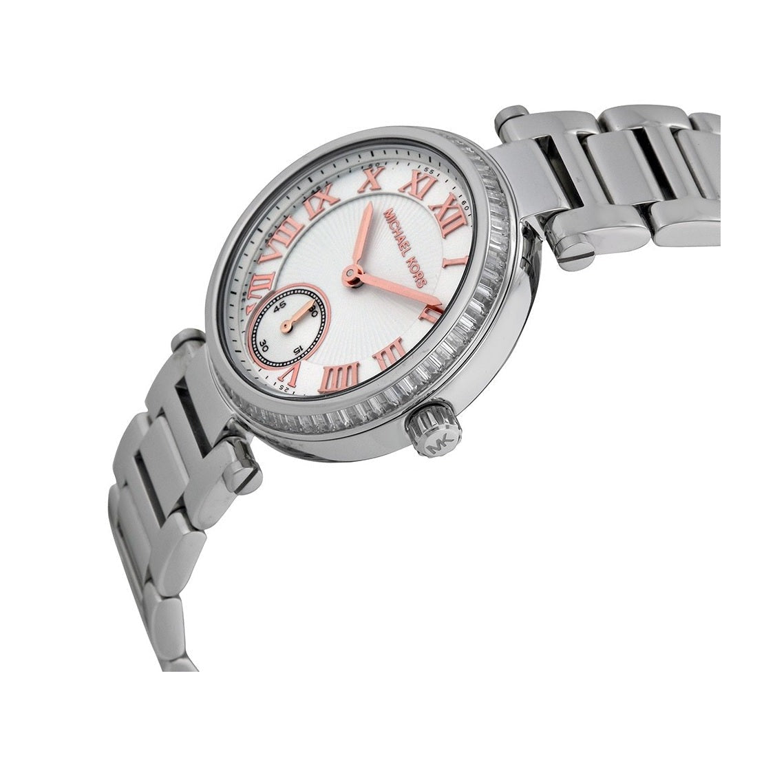  Shop Authentic Michael Kors Skylar Quartz White Dial Silver Steel Strap Watch For Women - MK5970 - Luxxuri