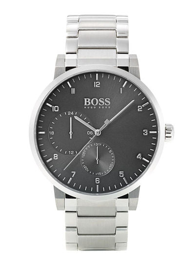  Shop Authentic Hugo Boss Oxygen Grey Dial Silver Steel Strap Watch for Men - 1513596 - Luxxuri