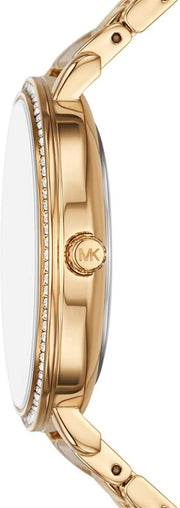  Shop Authentic Michael Kors Pyper Three Hand White Dial Gold Steel Strap Watch For Women - MK4666 - Luxxuri