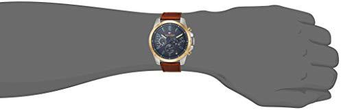 Shop Authentic Tommy Hilfiger Decker Blue Dial Brown Leather Strap Watch for Men - 1791561 - Luxxuri