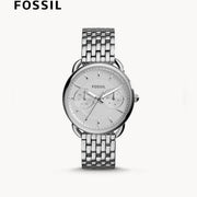  Shop Authentic Fossil Tailor Silver Dial Silver Steel Strap Watch for Women - ES3712 - Luxxuri