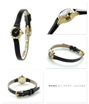  Shop Authentic Marc Jacobs Blade Black Dial Black Leather Strap Watch for Women - MBM1345 - Luxxuri