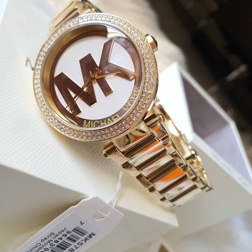  Shop Authentic Michael Kors Parker White Dial Two Tone Steel Strap Watch for Women - MK6313 - Luxxuri