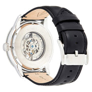  Shop Authentic Fossil Townsman Skeleton Black Dial Black Leather Strap Watch for Men - ME3153 - Luxxuri