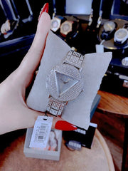  Shop Authentic Guess Trend Diamonds Silver Dial Silver Steel Strap Watch for Women - GW0512L1 - Luxxuri