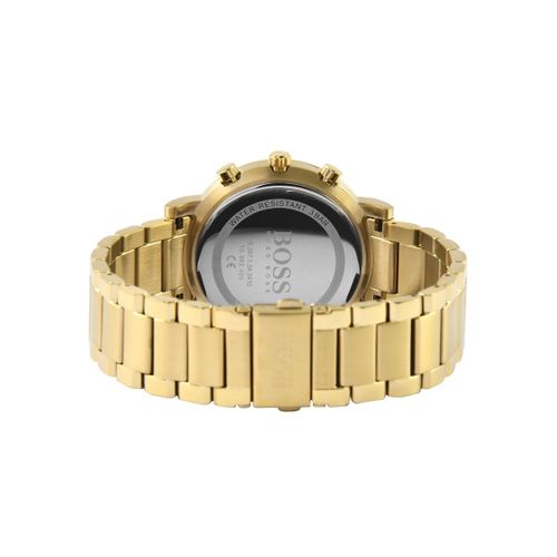  Shop Authentic Hugo Boss Integrity Chronograph Grey Dial Gold Steel Strap Watch for Men - 1513781 - Luxxuri