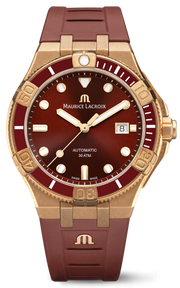  Shop Authentic Maurice Lacroix Aikon Venturer Asia Special Edition Red Dial Red Rubber Strap Watch For Men - AI6058-BRZ6B-530-6 - Luxxuri