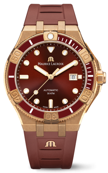  Shop Authentic Maurice Lacroix Aikon Venturer Asia Special Edition Red Dial Red Rubber Strap Watch For Men - AI6058-BRZ6B-530-6 - Luxxuri