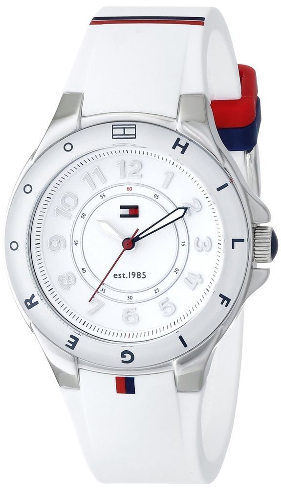  Shop Authentic Tommy Hilfiger White Dial White Rubber Strap Watch for Women - 1781271 - Luxxuri
